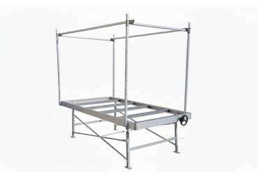 Rolltisch 120 × 240 cm – ohne Ebbe-Flut-Wanne